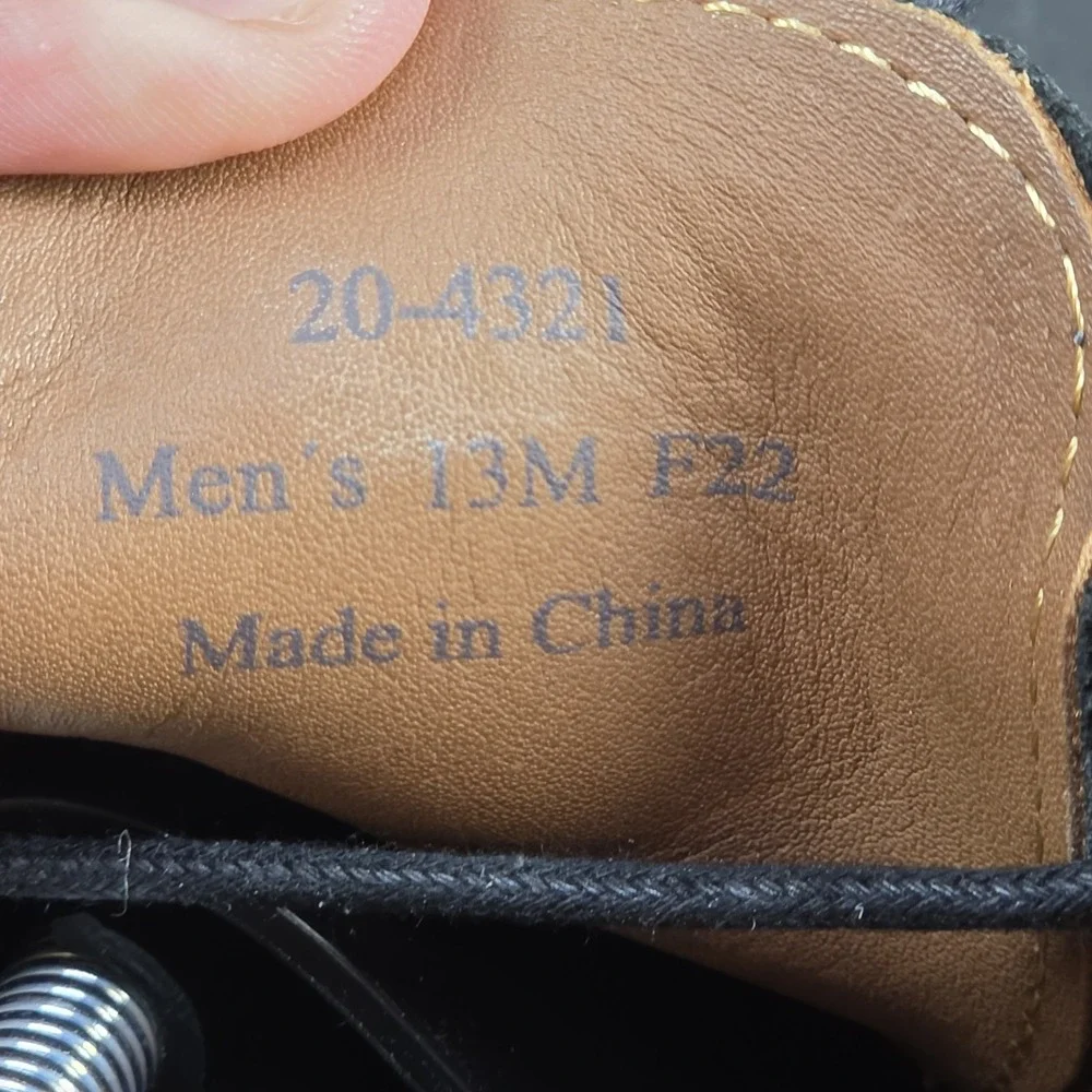 Johnston‎ & Murphy Size 13 Upton Chukka Full Grain Men's Boot 20-4321